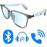 Computerbril met Bluetooth & blauw licht filter - Wit 16+ jr
