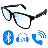 Computerbril met Bluetooth & blauw licht filter - Zwart 16+ jr