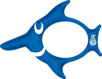 Duikspeelgoed opduikring Beco Sealife Ray blauw