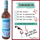 Wijnetiket - Coronawijn 1 of meer hokjes aangevinkt?