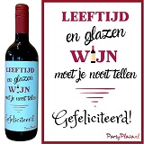 Wijnetiket - Leeftijd en glazen wijn moet je niet tellen