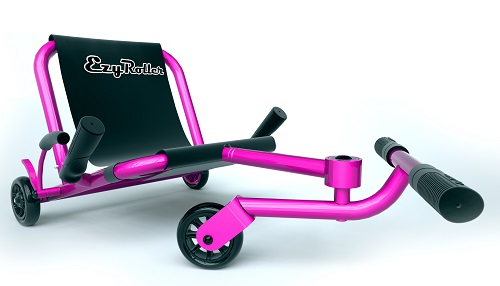 Kinder ligfiets / skelter Ezyroller roze