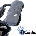 Handenwarmer kinderwagen Altabebe Alpin grijs/zwart