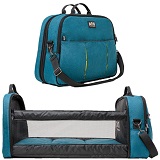 Reiswieg & Luiertas 2-in-1 Bizzi Growin - Aqua blauw