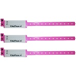 SOS polsbandjes - Set van 3 KidsPlaza.nl - Neon Roze