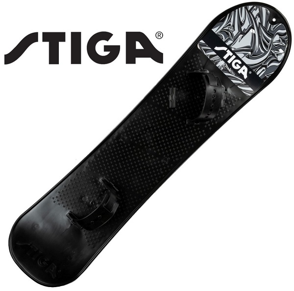 Snowboard kind Plastic snowboard Kindersnowboard Stiga zwart
