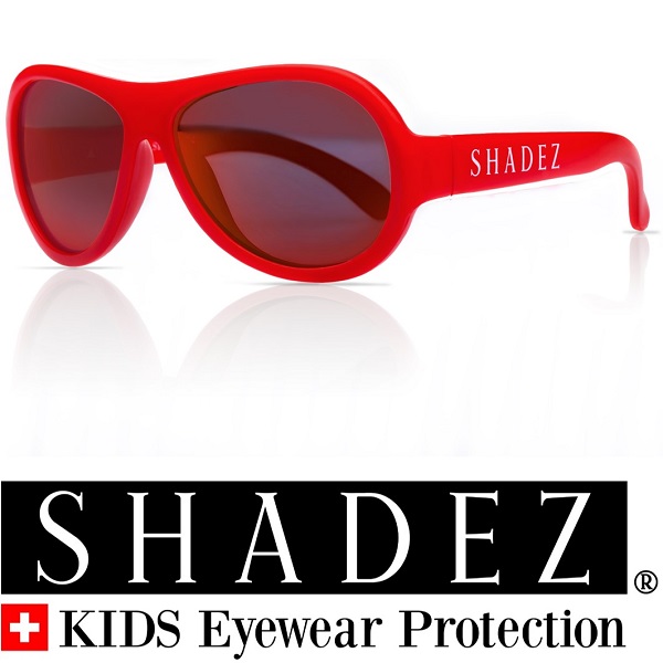 Shadez UV zonnebril Rood met Rode spiegelglazen