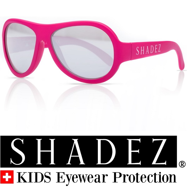 Zonnebril kind - Shadez Roze met Zilveren spiegelglazen
