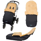 Voetenzak Bugaboo / Joolz Altabebe Lamsvacht zwart 6-36 mnd