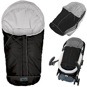 Voetenzak Maxi Cosi & Kinderwagen Altabebe Nordic zwart 0-12 mnd