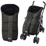 Voetenzak buggy universeel Altabebe Alpin grijs/zwart 6-36 mnd
