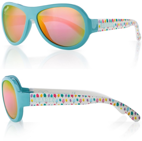 Shadez Designer UV zonnebril Ice Cream Blue - Maat 3-7 jr