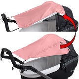 Zonnedoek met zijbescherming Altabebe Roze