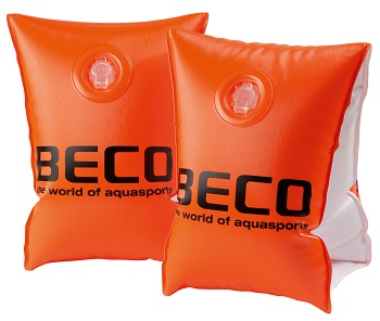Zwembandjes opblaasbaar Beco oranje