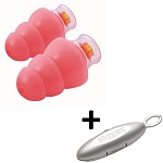 Set van 2 zwemoordopjes Pluggerz Swim roze