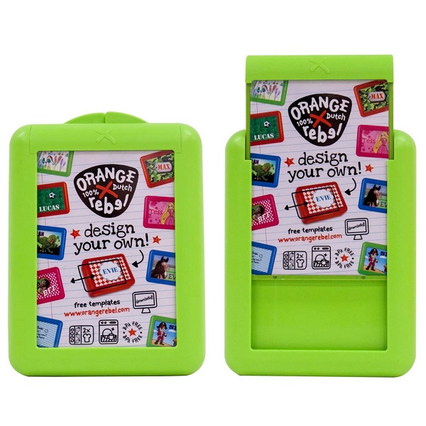 Broodtrommel kind / Lunchbox Orange Rebel - Lime groen
