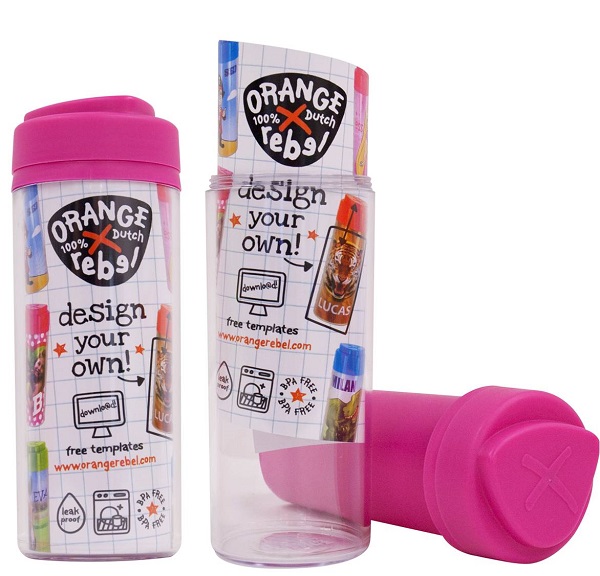 Drinkbeker voor kinderen Orange Rebel - Roze