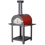 Pizzaoven met onderstel op wielen Pizza houtoven VITA