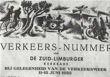 Gelegenheidsprent Verkeersnummer De Zuid-Limburger