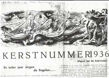 Gelegenheidsprent Kerstnummer De Zuid-Limburger (24.12.'36)