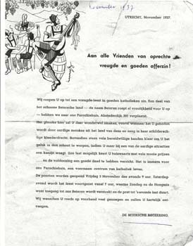 Gelegenheidsprent parochieblad