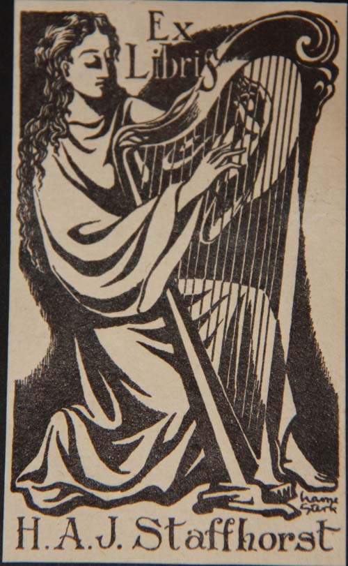 Ex-Libris H.A.J. Staffhorst: Cecilia