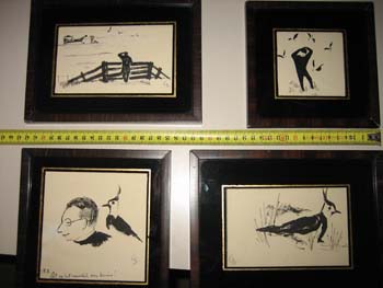 De kievit: vier tekeningen