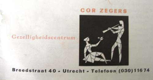 Serenade (drukwerk) (vh dansschool Zeegers, Utrecht)