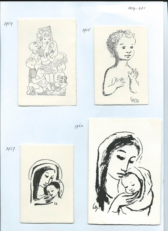 Geboortekaartjes 1954-1960