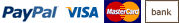 Paypal, Visa, Mastercard, banktransfer