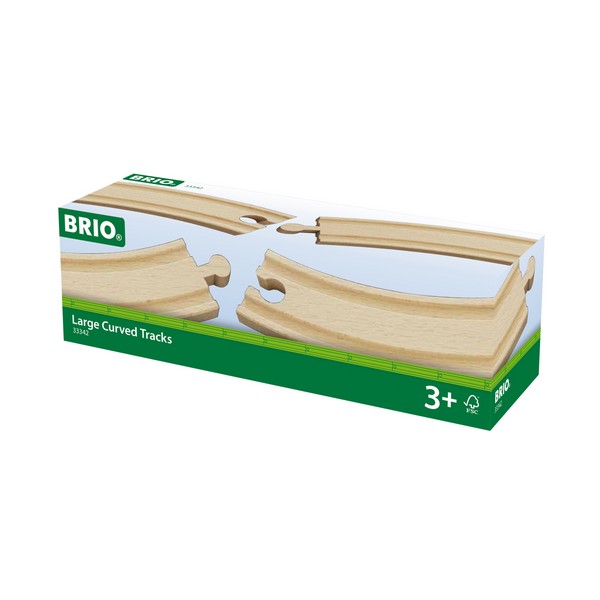 BRIO Lange gebogen rails