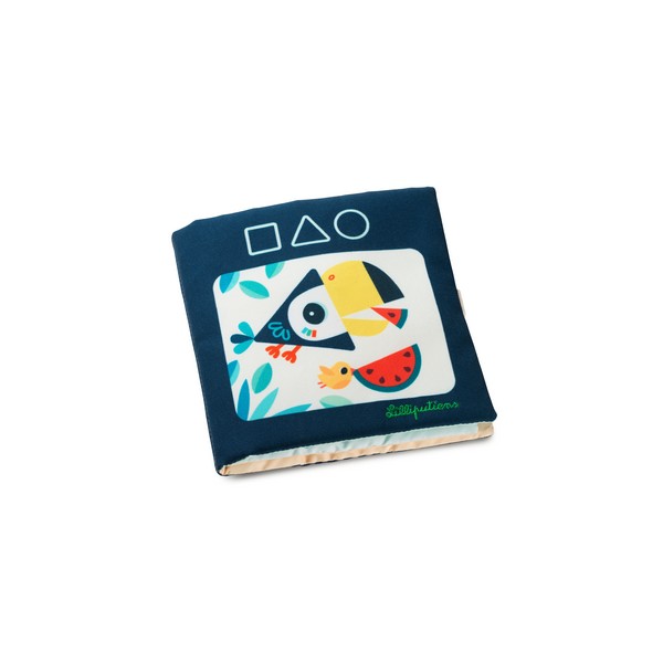 Lilliputiens Babyboek stof Doeboek Ik Herken Vormen