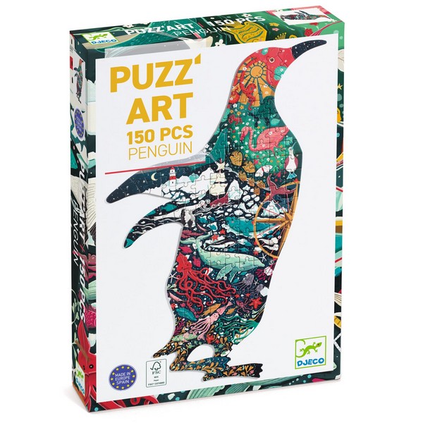 Djeco Silhouet Puzzel Pinguin