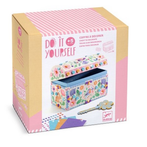 Djeco Do it yourself Schatkist Roze