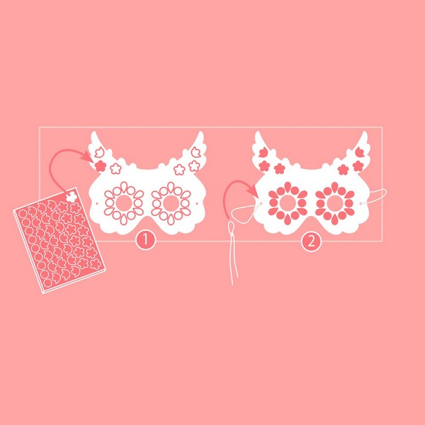 Djeco Do it yourself Moza&iuml;ekmaskers Bosdieren