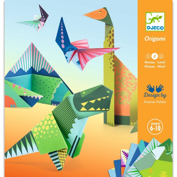 Djeco Origami Dino's (Niveau 2)