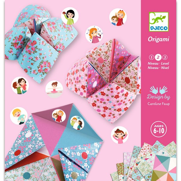 Djeco Origami Happer Bloemen (Niveau 2)