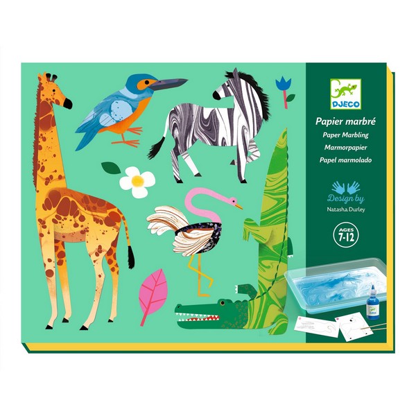Djeco Marmerpapier Kleurrijk