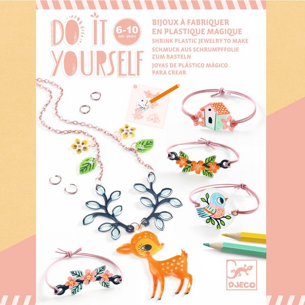 Djeco Do it yourself Sieraden Maken met Krimpfolie