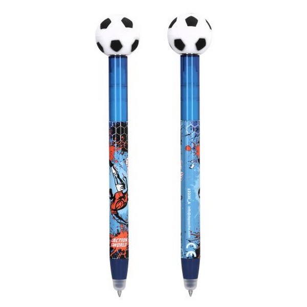 Action World Uitgumbare Gelpen Blauw-Rood