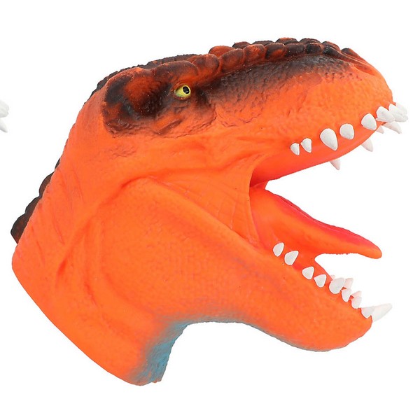 Dino World Handpop T-Rex Oranje