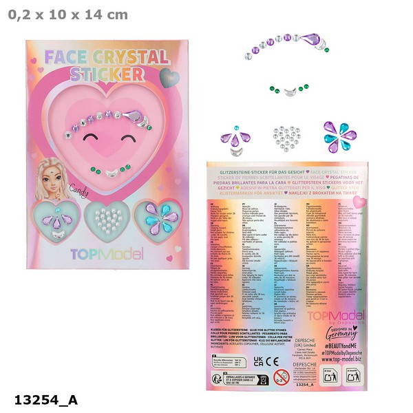 TOPModel Gezichtstickers Candy
