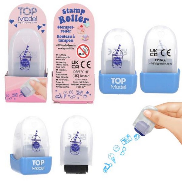TOPModel Stempelroller Blauw