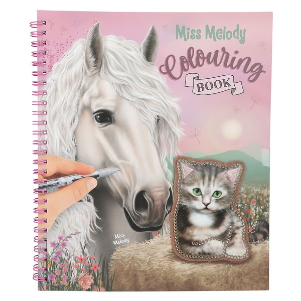 Miss Melody Kleurboek met Pailletten Paard & Kitten