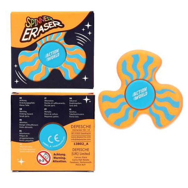 Action World Fidget Spinner Gum Oranje