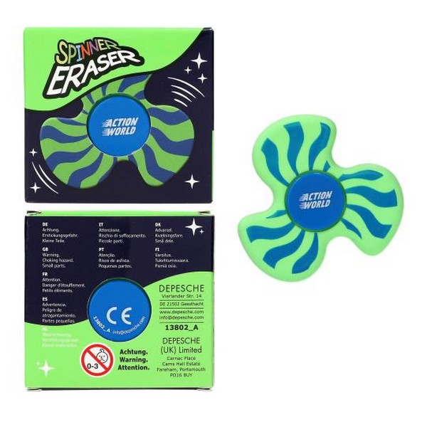 Action World Fidget Spinner Gum Groen