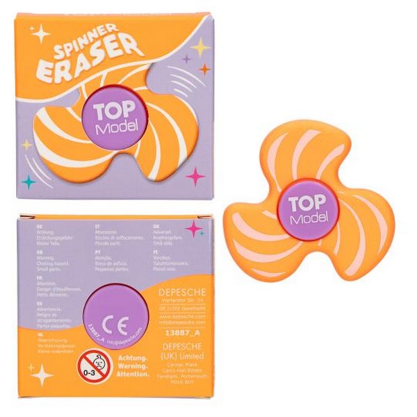 TOPModel Fidget Spinner Gum Oranje