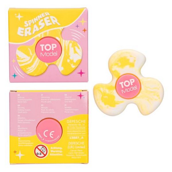 TOPModel Fidget Spinner Gum Geel