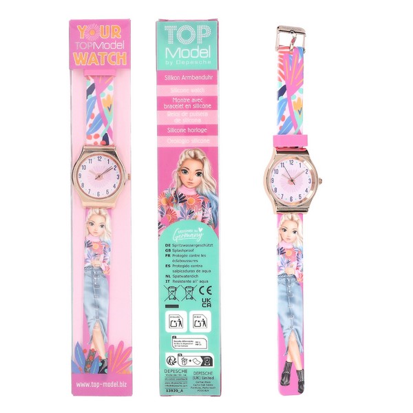 TOPModel Horloge Bloem