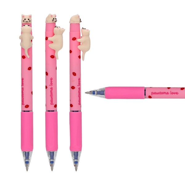 PENfection Uitwisbare Gelpen Click and Kiss Pawsome Love
